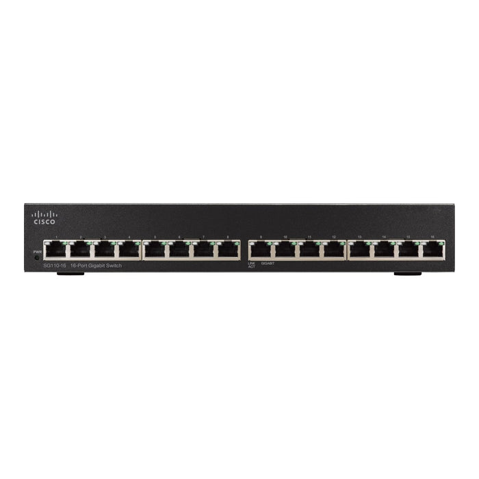 Cisco SG110-16 16-Port Gigabit Switch - eshop.tsqatar.com